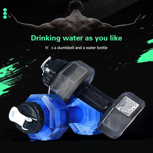 Blue-  TGS OG Water Dumbbell Sport Bottle